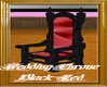 Wedding Throne Black-Red