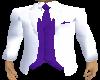 prom style white suit