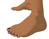 Realistic feet (purple)