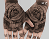 rz. Roses Hand Tattoos