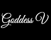 Goddess V Neon Sign