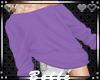 {B} Purple Sweater