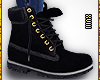 ! Custom Black Boots