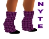 Purple Argyle Boots