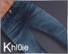 K blue jeans M