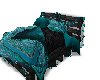 Teal Bed w/poses