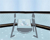 Baby Blue Swing Chair