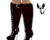 Red Gothic Boots