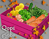 Deep Pink Veggie Crate