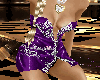 Sexy mini dress purple