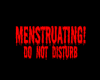 menstruating sticker
