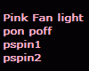 Pink Fan Light