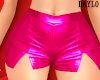 Leather Shorts Pink