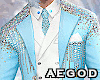 Ⱥ" Ice Blue Suit