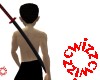 cwizz Red & Black katana