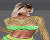 Green Net Top