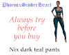 Nix dark teal pants