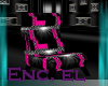 -El- Pink/blk/Wht Chair