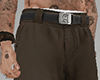 Brown baggy pants