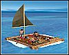 Polynesian Picnic Raft