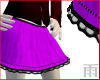 Purple Skirt  Black Lace