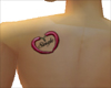 BBJ female heart tattoo