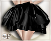 Nora Black Leather Skirt