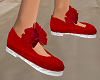 ! Kid red Flower Shoes !