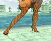 Cheetah Fishnet Heels