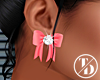 ♰| Orng Ribbon Earring