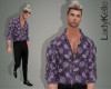 [LK] Purple Rose Shirt