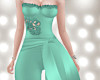 [rk2]Jumpsuits Bow Green