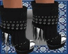 Black & Silver Boot