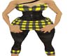 Yellow plaid prego fit