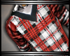 [eb] Red Checkered Top