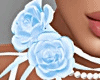Roses Choker Blue V2