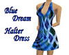 Blue Dream Halter Dress