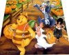 Pooh Bear Halloween Rug