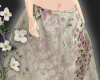 ! floral curtain skirt