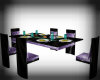 Purple/Blk Dining Table