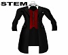 STEM Tuxedo Jacket Red