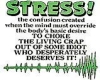 Stress sticker