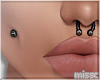 $ Dimple piercing/Septum