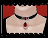 Gem red choker