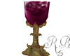 purple flower Goblet