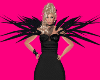 Raven Shoulder Feathers