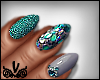 Mermaid Princess Nails