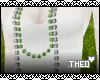 [T] Green Bead Necklace
