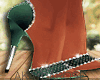 EMERALD ELEGANCE HEELS
