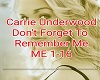 CarrieUnderwoodForgetMe